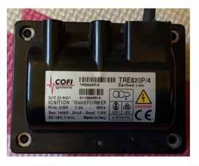 Biến thế đánh lửa TRE820 P/4-1x8KV-0.9A-220V